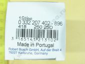 0 332 207 402 - , 12 10/5   BOSCH
