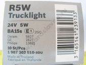 1 987 302 510  R5W TRUCKLIGHT 24V BOSCH